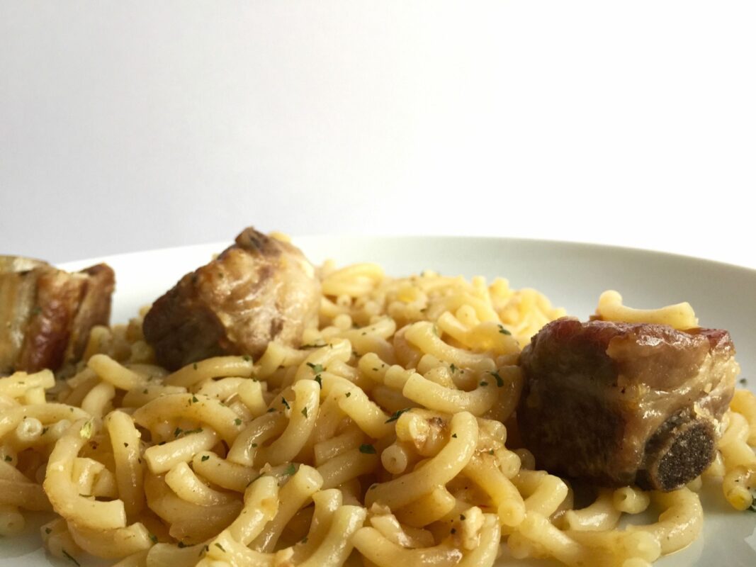 noodle casserole with pork ribs