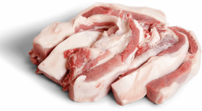 Frozen Pork Trimming