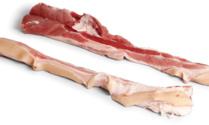 Pork Belly Trimming, Long Side with Rind
